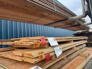 Ca. 16x Douglas Wisselsponning/Halfhoutsrabat, 18x190mm, lengte 400cm